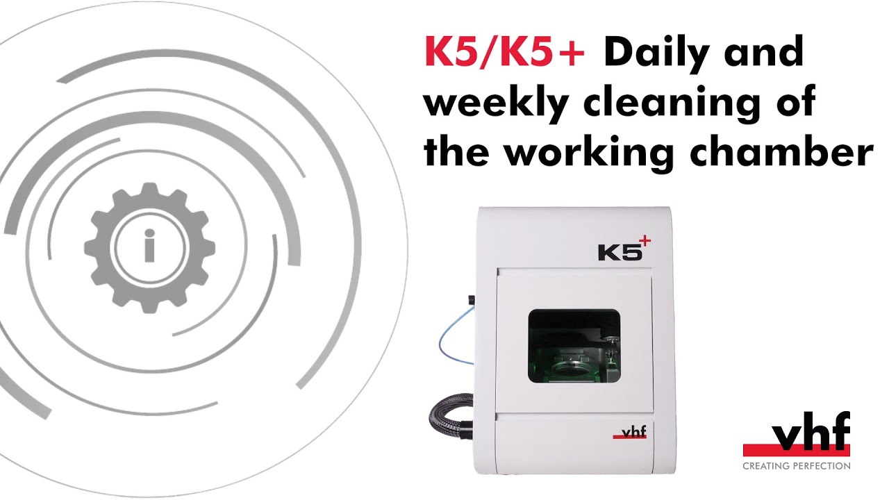 K5/K5+ – Cleaning the working chamber