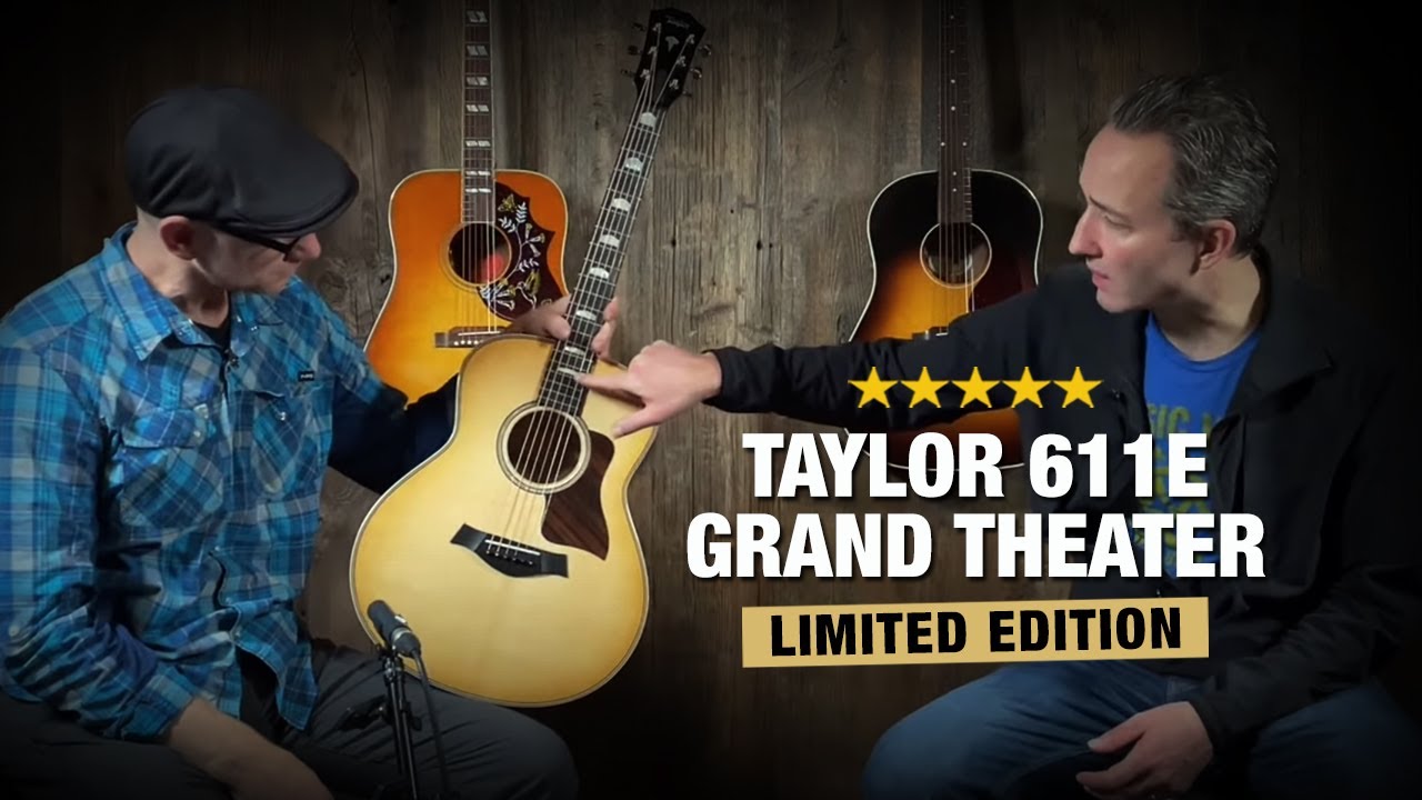 НОВАЯ акустическая гитара Taylor 611e Limited Edition Grand Theater!