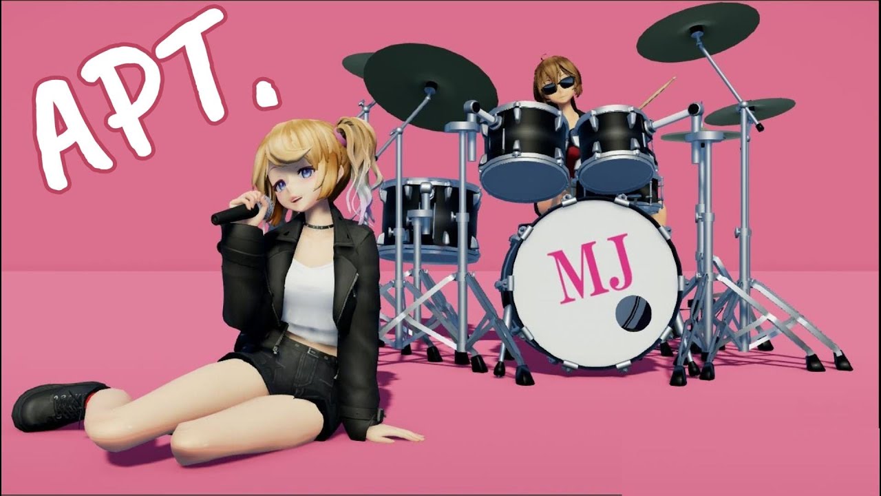 [MMD K-POP] ROSÉ & Bruno Mars  - APT. (Minami & Judy)