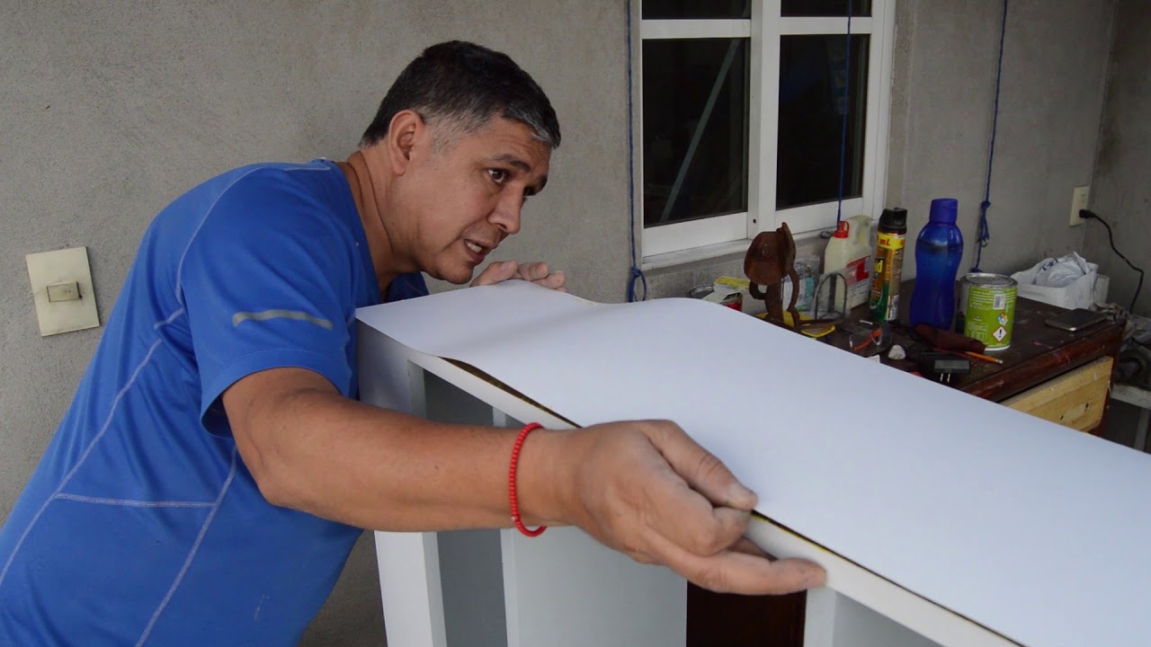 CÓMO PEGAR FORMAICA O LAMINADO DE FORMA FÁCIL EN MDF