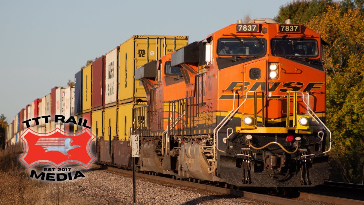 BNSF Marceline Subdivision Trains - 10/13/22