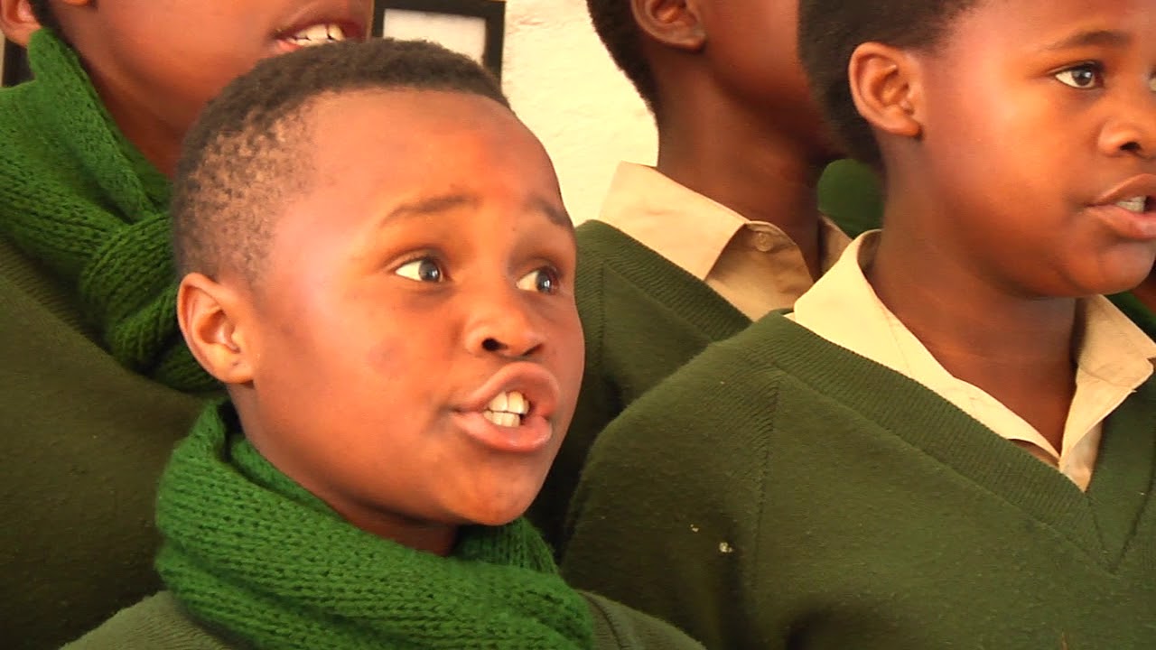 Trading Live - Amasango Career School sings for McKaizer Old Age Home
