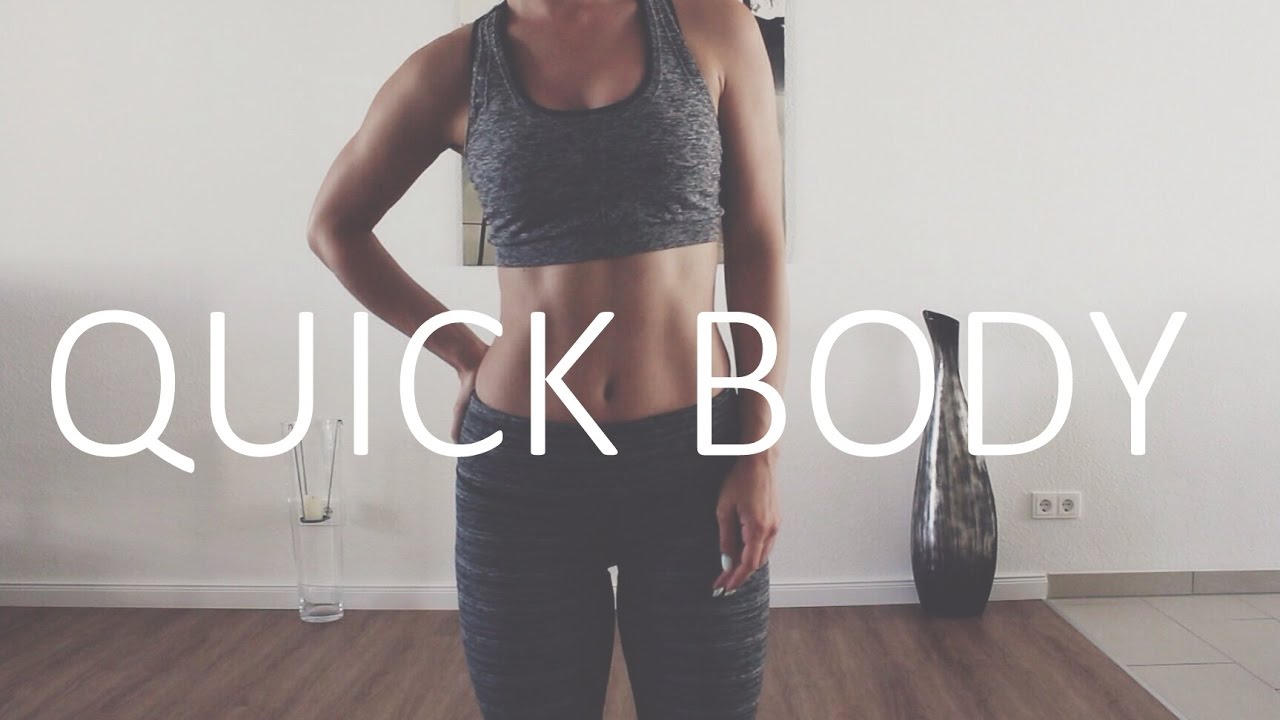 Quick Body ❤ 10 Minutes Total Body Workout - No Equipment