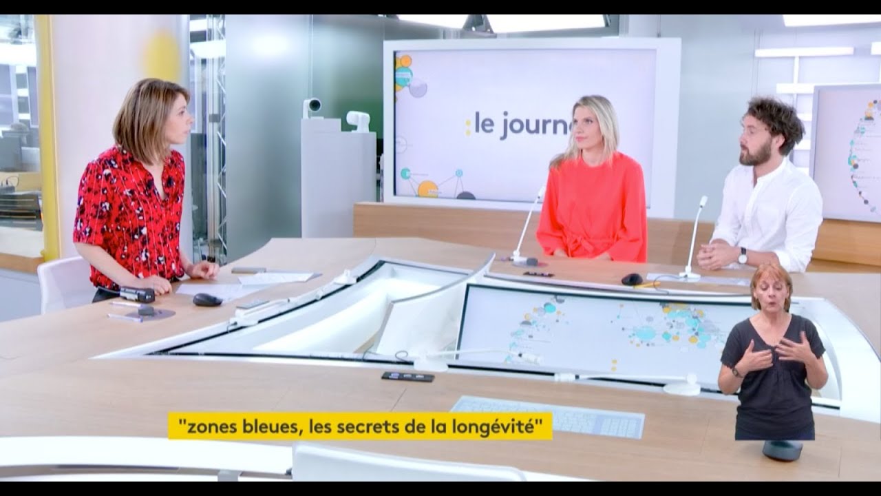 Zones Bleues : Les secrets de la longévité // Promotion à France Info