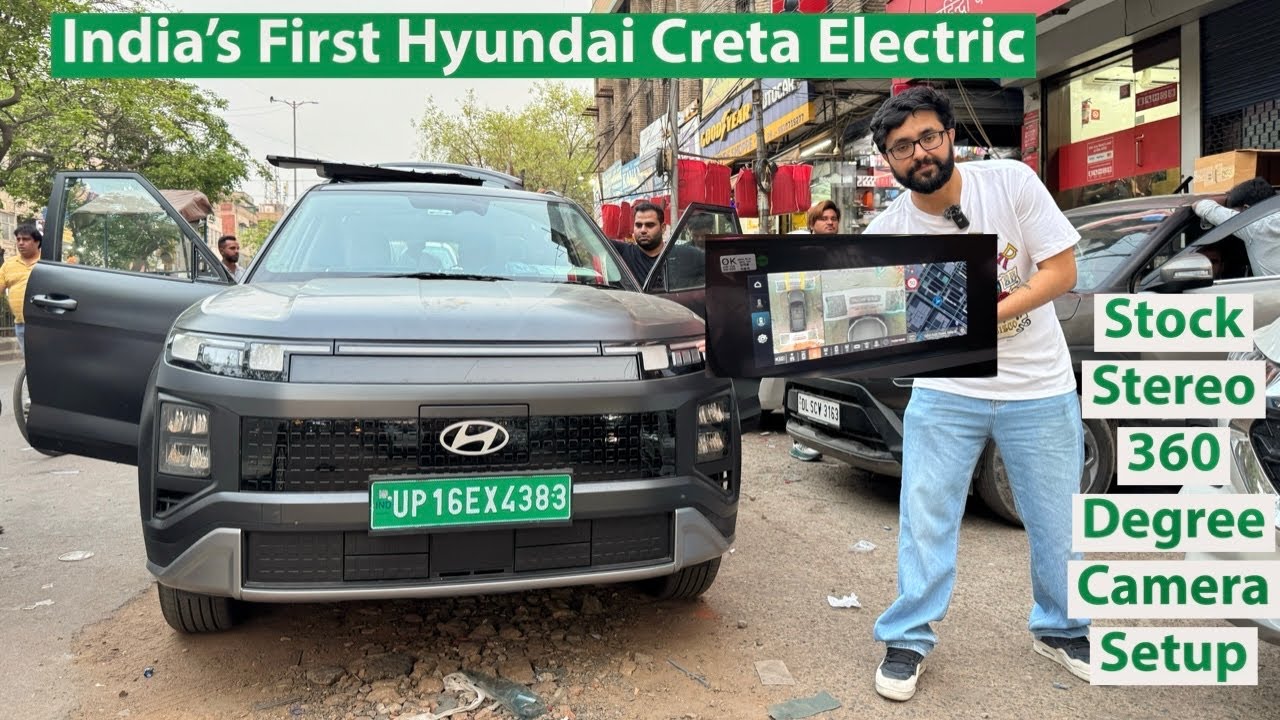 2025 Hyundai Creta Electric Got 360 Degree Camera On Stock Infotainment | Hypersonic