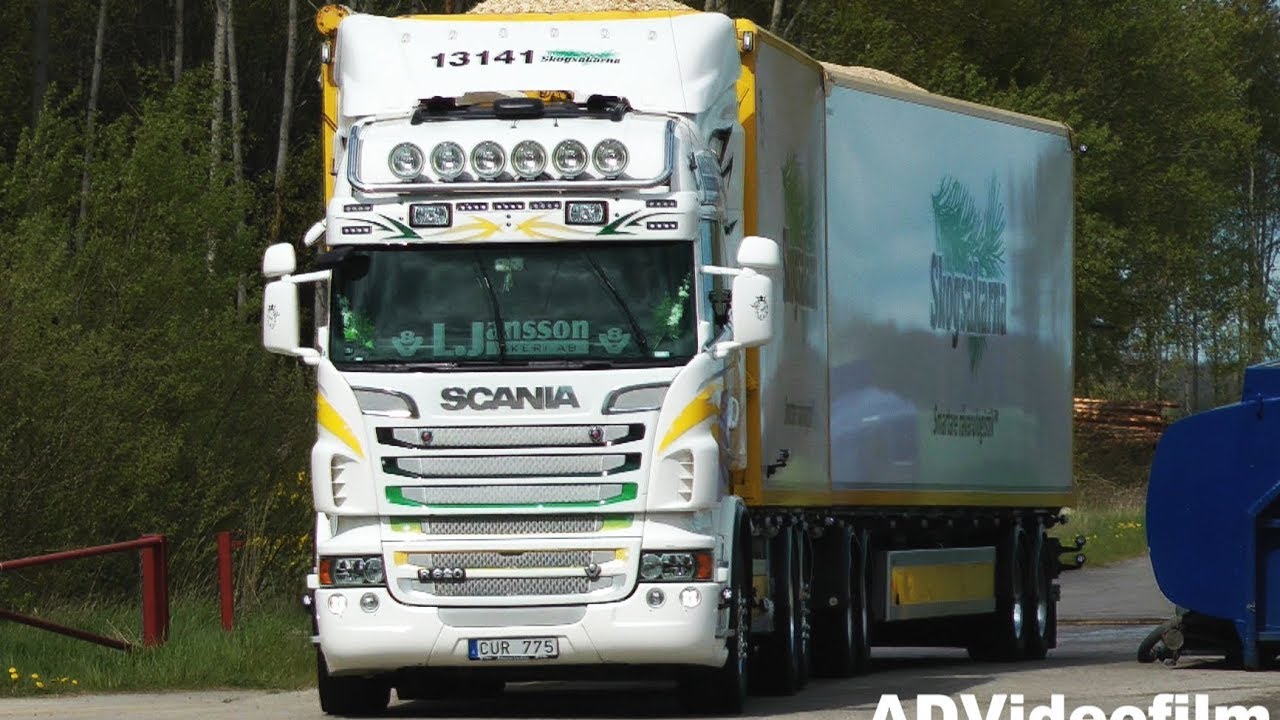 Scania Wood Chip Truck 60 ton Str&auml;ngn&auml;s 2012