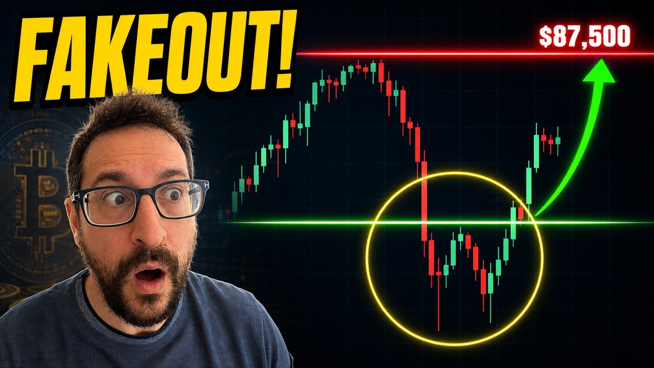 Bitcoin Fakeout Double Bottom: Can BTC Finally Break $87,500?