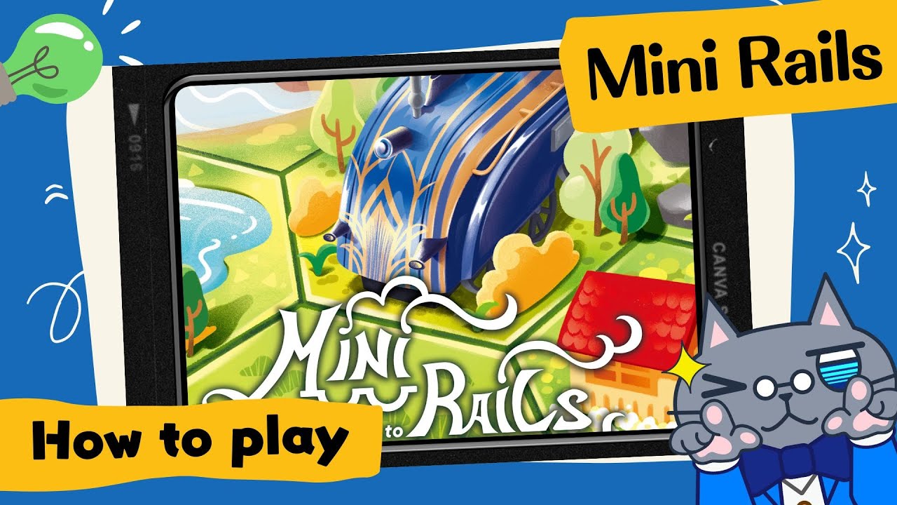 Mini Rails: Road to Eltonburg | New art, new features, supports 1-2 players! #boardgames #迷你鐵道王