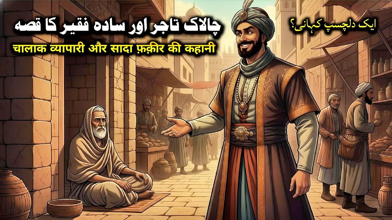 Chalak Tajir Aur Saada Faqeer | Moral story in Urdu Hindi | Sabaq Amoz Kahani
