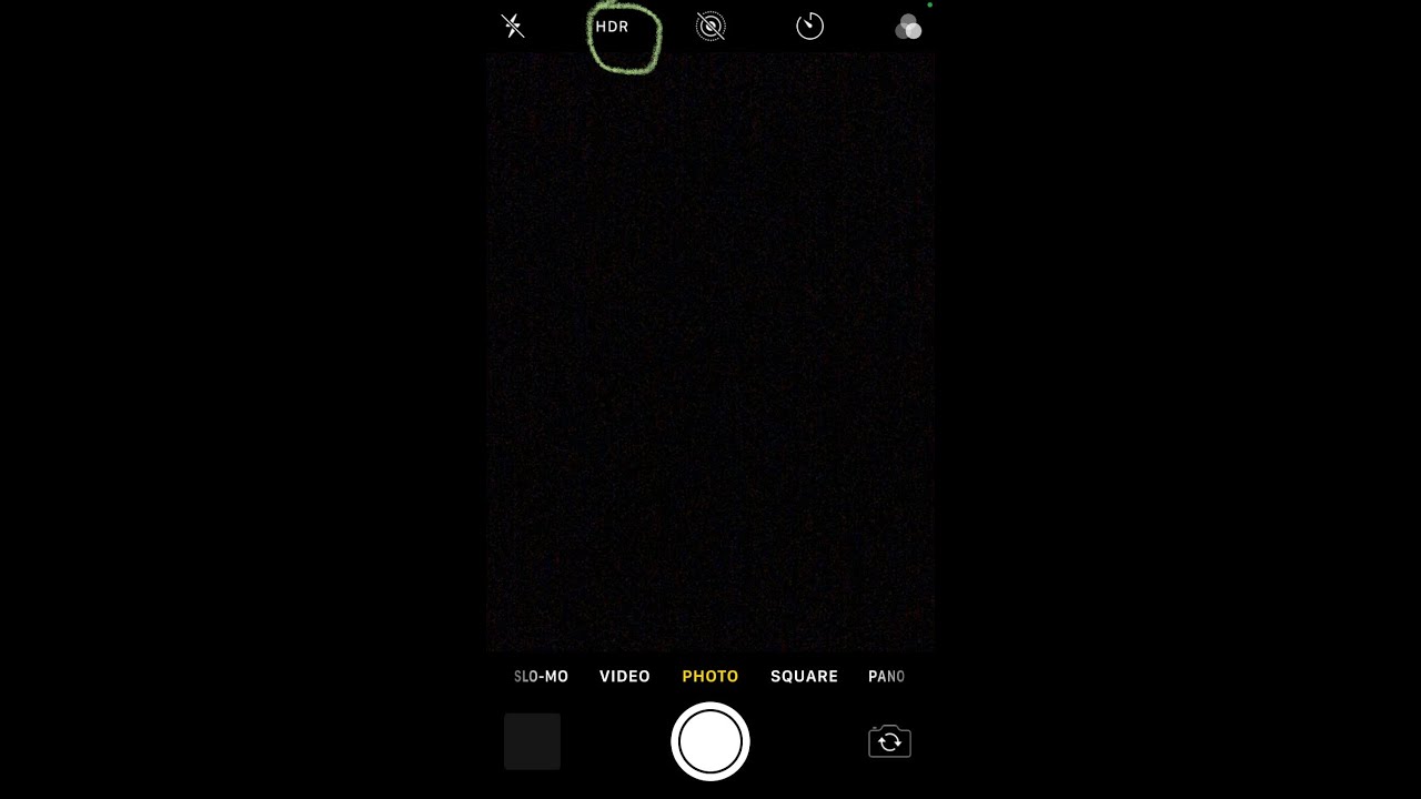 How to turn on HDR (High dynamic range) on iOS