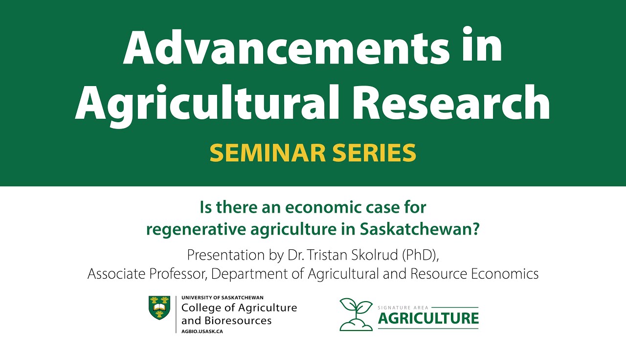 Advancements in Agricultural Research - Dr. Tristan Skolrud