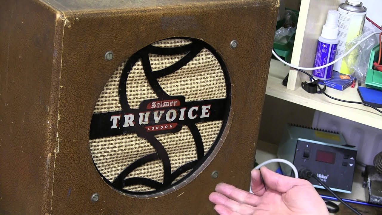 Selmer Truvoice TV15 (60 year old amp) Guitar tests.