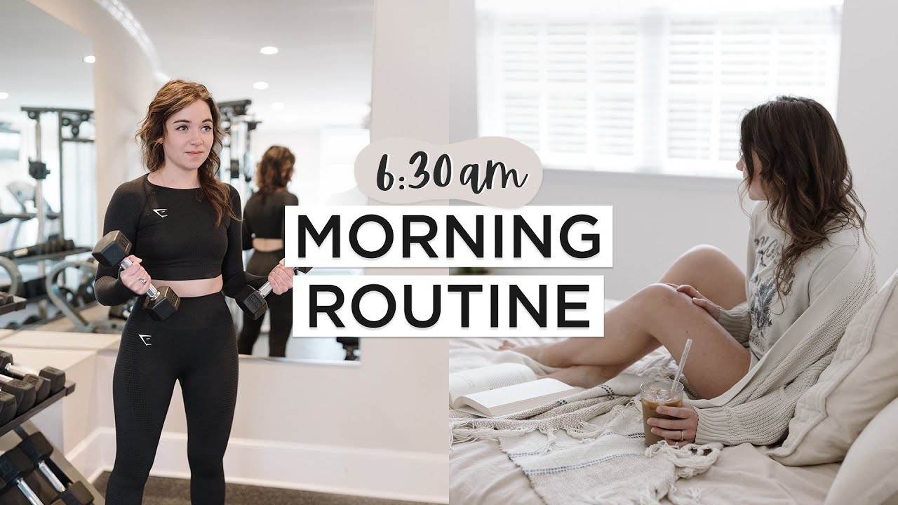 My 6:30AM MORNING ROUTINE ☀️ | Healthy Habits + Intentional Living