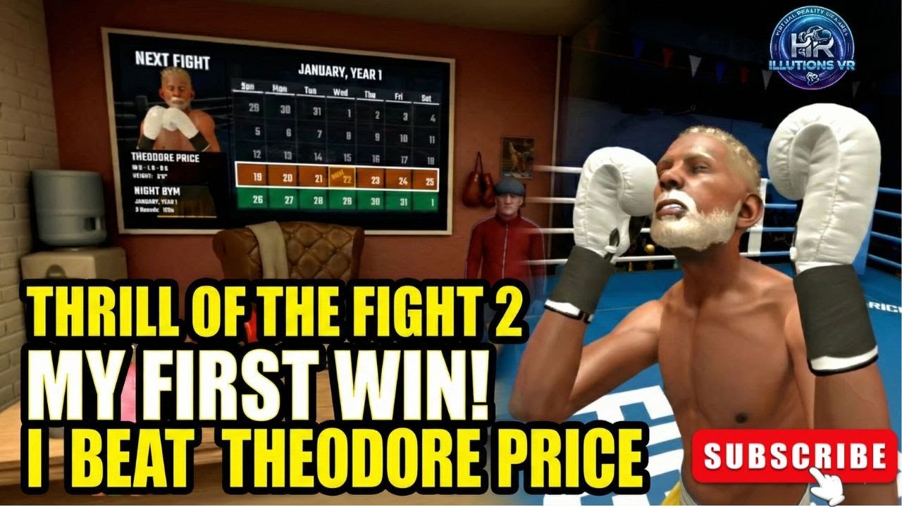 MY FIRST WIN IN THRILL OF THE FIGHT 2?! 🥊 I KNOCKED OUT Theodore Price!