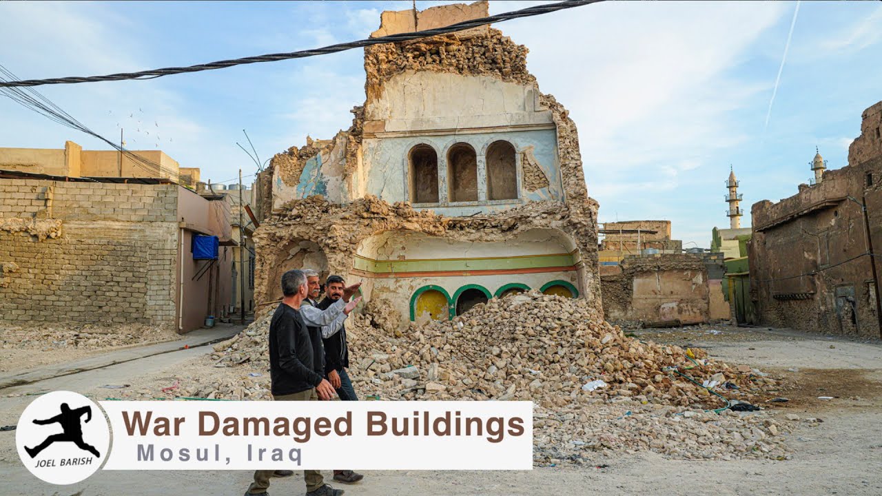 Iraq: Damaged Buildings in Mosul