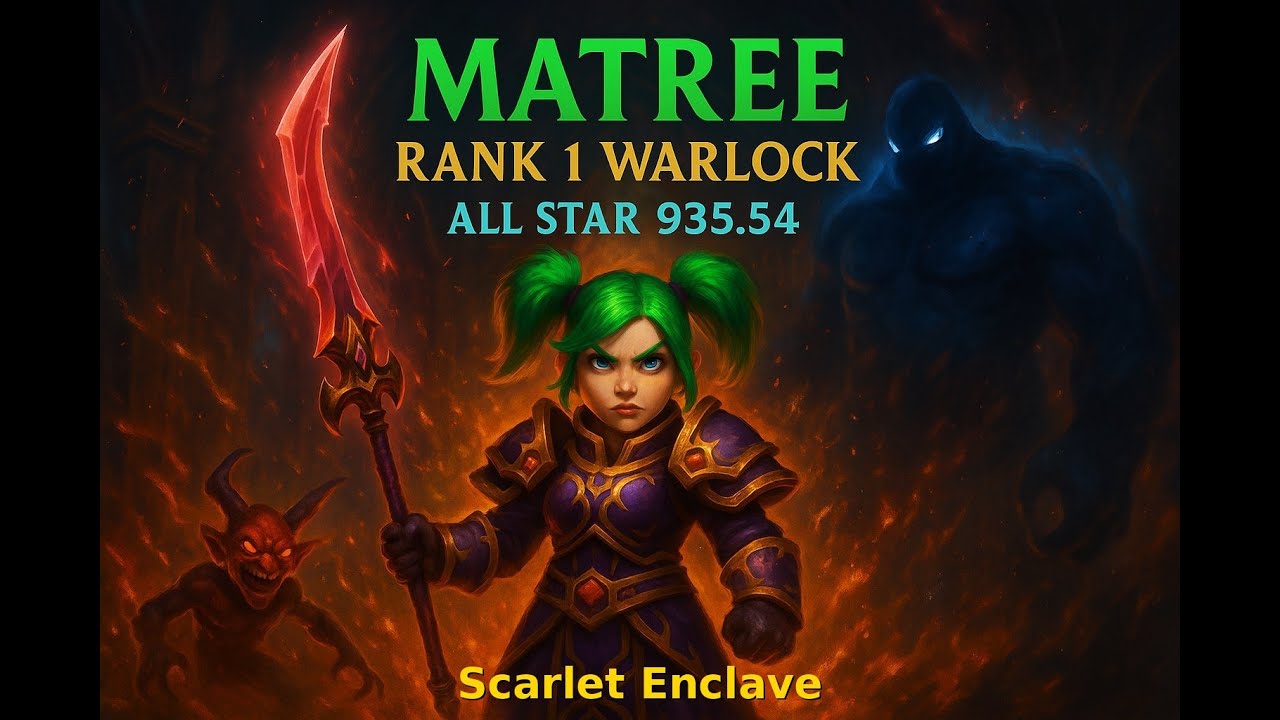#1 Warlock DPS World | Scarlet Enclave | Mason, Soli, Lillian, Caldo | World of Warcraft SOD