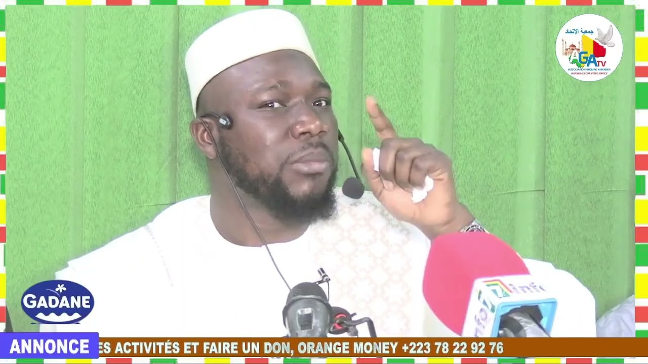 CONFÉRENCE DE PRÊCHE DEPUIS MOSQUÉE NOOR QUARTIER MALI