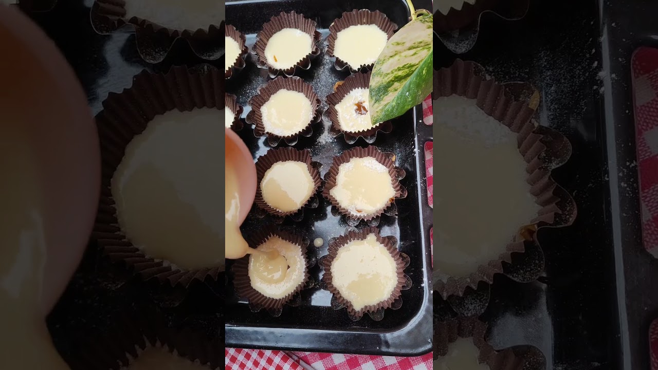 مادلان بالمربى #مادلان #حلويات #طبخ #madeline #muffins #capcake