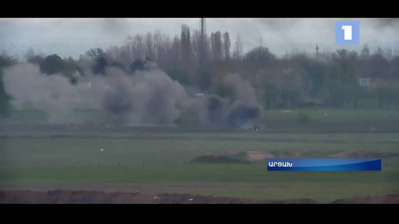 Nagorno Karabakh Defense Army ATGMs and artillery destroy Azerbaijani tanks in Agdam