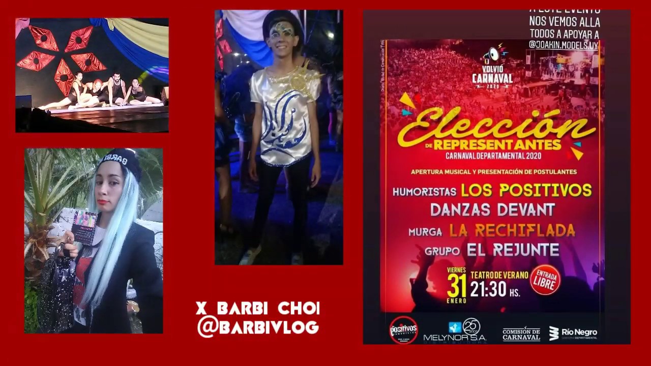Eleccion representantes carnaval2020 Fray bentos x barbi choi