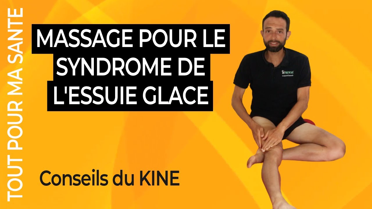 Massage syndrome de l'essuie glace (TFL et bandelette)