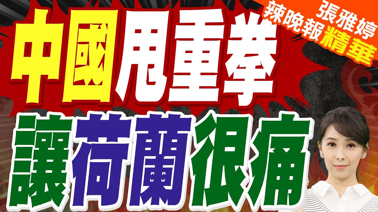 荷蘭徹底傻眼！中方正式宣佈:更換國內供應商 從此不再合作｜中國甩重拳 讓荷蘭很痛｜蔡正元.栗正傑.謝寒冰深度剖析?【張雅婷辣晚報】精華版 @中天新聞CtiNews