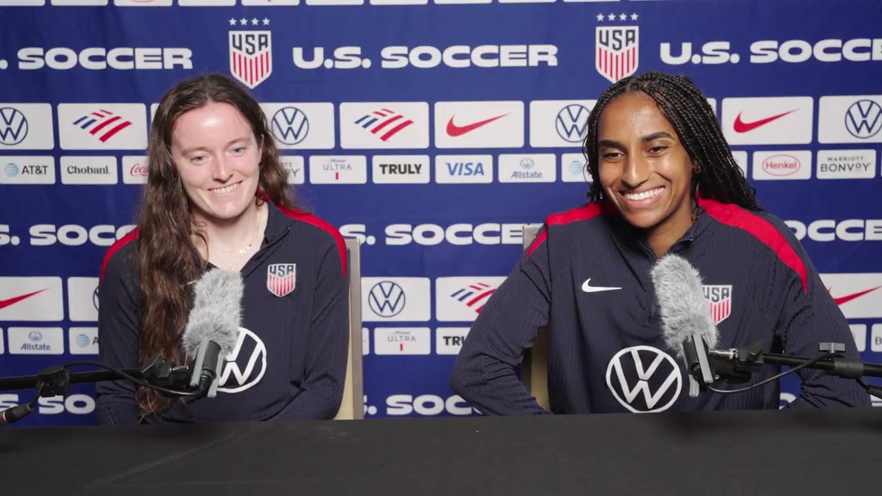 Rose Lavelle & Naomi Girma Putting in Work 🇺🇸