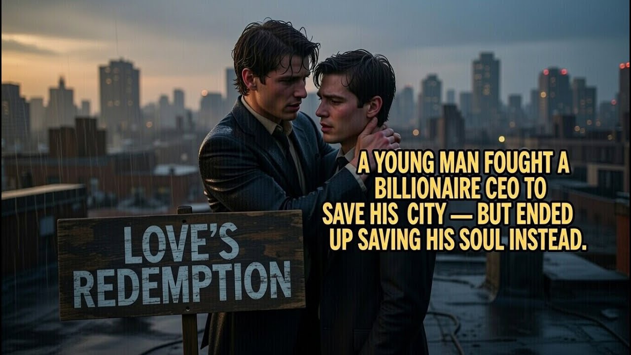 A YOUNG MAN FOUGHT A BILLIONAIRE CEO TO SAVE HIS CITY — BUT ENDED UP SAVING HIS SOUL INSTEAD.