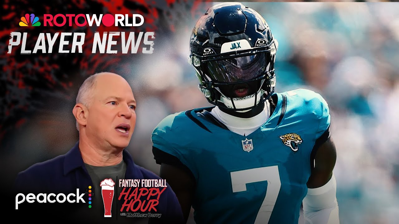 Brian Thomas Jr. struggling in Jaguars offense | Fantasy Football Happy Hour | NFL on NBC