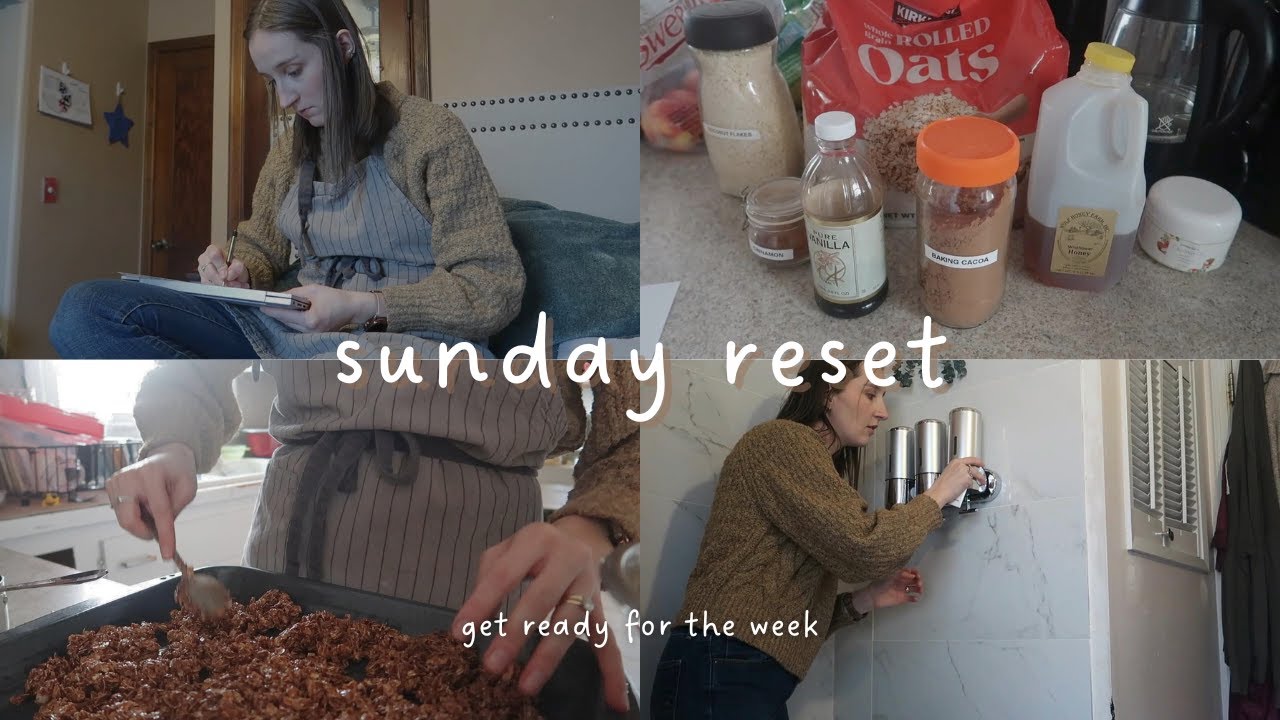 Sunday Reset (cooking, homeschool, updates)