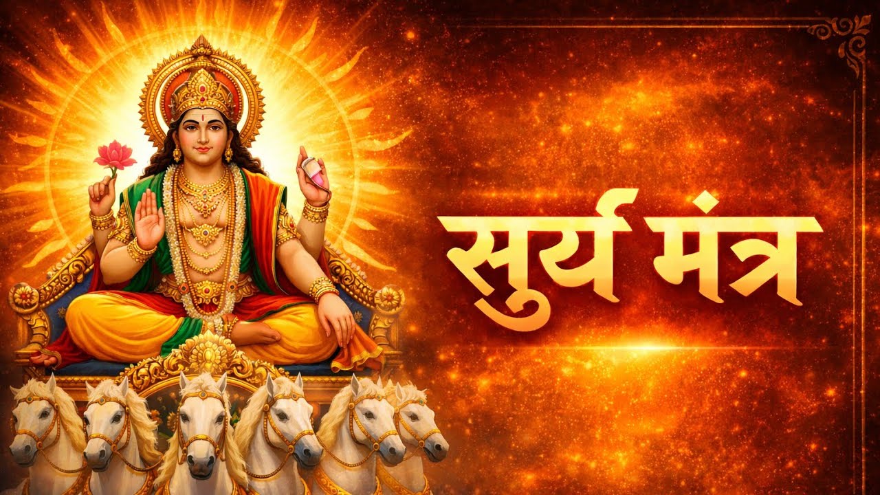 Om Suryaya Namah | सूर्य देव मंत्र 108 बार | Surya Dev Mantra for Health & Energy | Morning Prayer