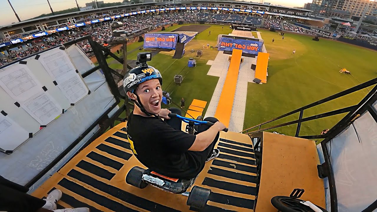 KIDS TRIKE vs MEGA RAMP!