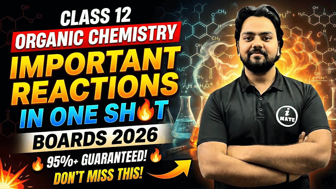 Organic Chemistry Class 12 | Organic Name reaction | CBSE & ISC