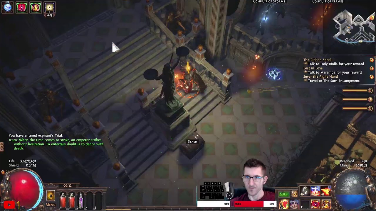 Path of Exile Knight RF lets Play Harvest after LVL 100 ! Awakener 8 Part 1