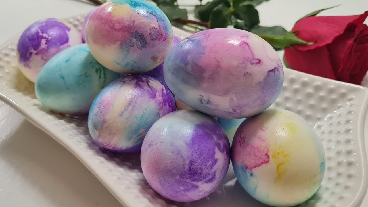 Pastelna USKRŠNJA JAJA, farbanje bez farbe @kuvajte_sa_stasom