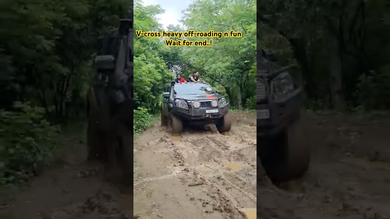 Isuzu v-cross heavy off-roading