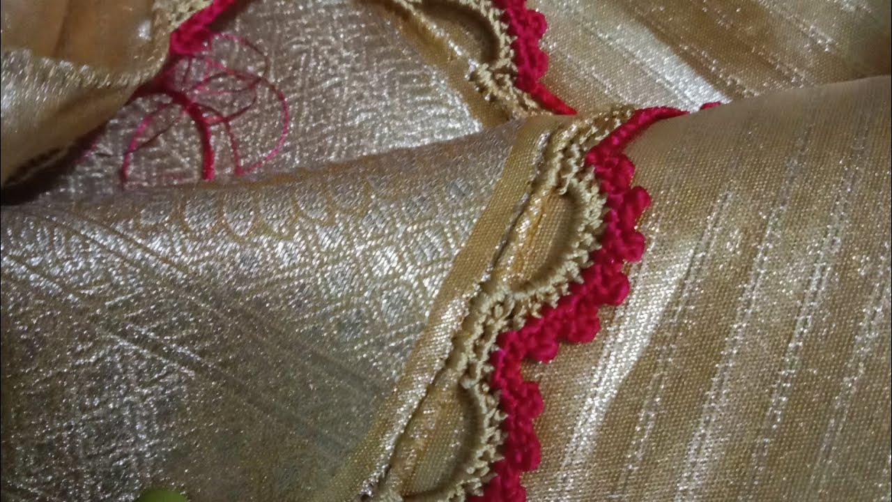 ಗೋಲ್ಡ್ ಸ್ಯಾರಿ ಕುಚ್ ಡಿಸೈನ್
