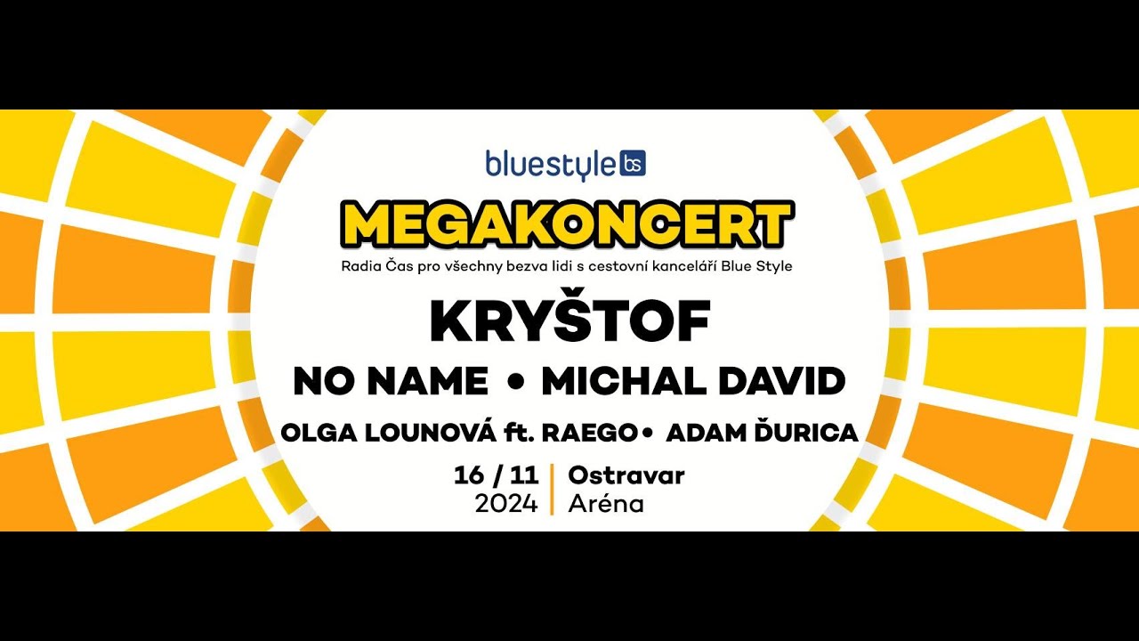 Megakoncert rádia čas Ostrava 16.11.2024