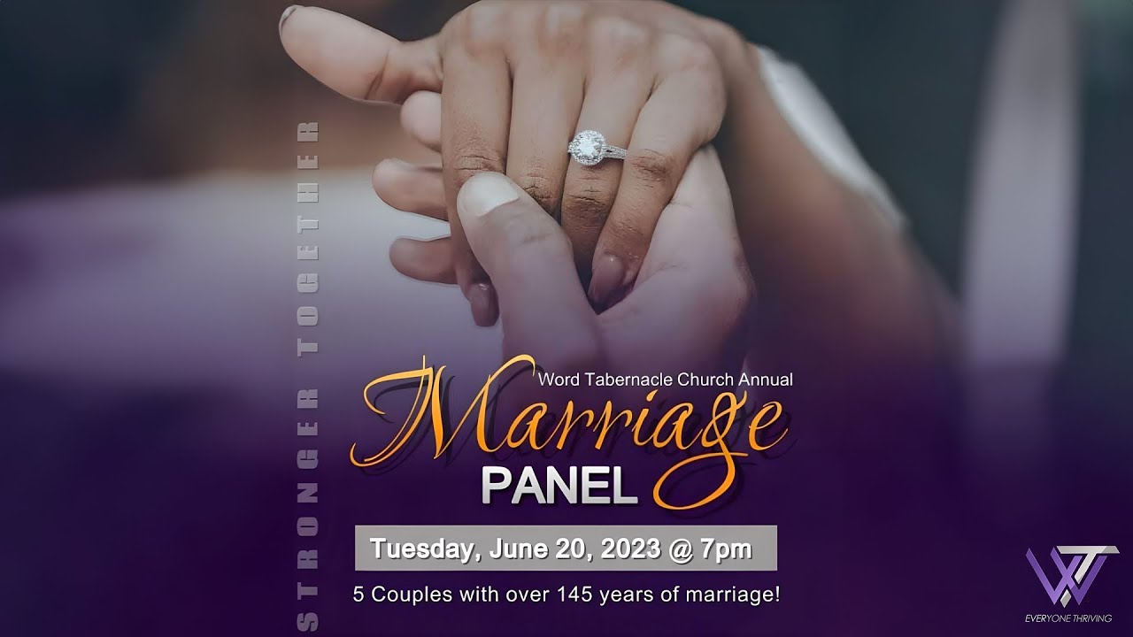 WTC Annual Marriage Panel - June 20, 2023
