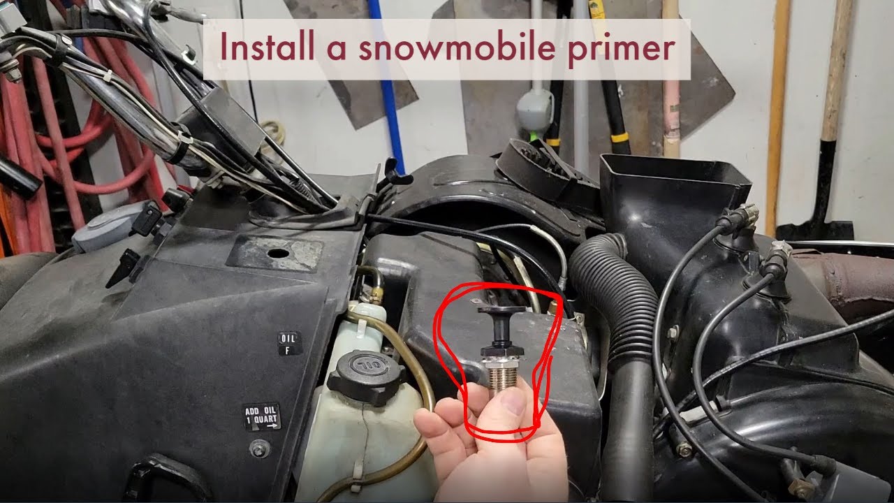 Installing a Snowmobile Fuel Primer