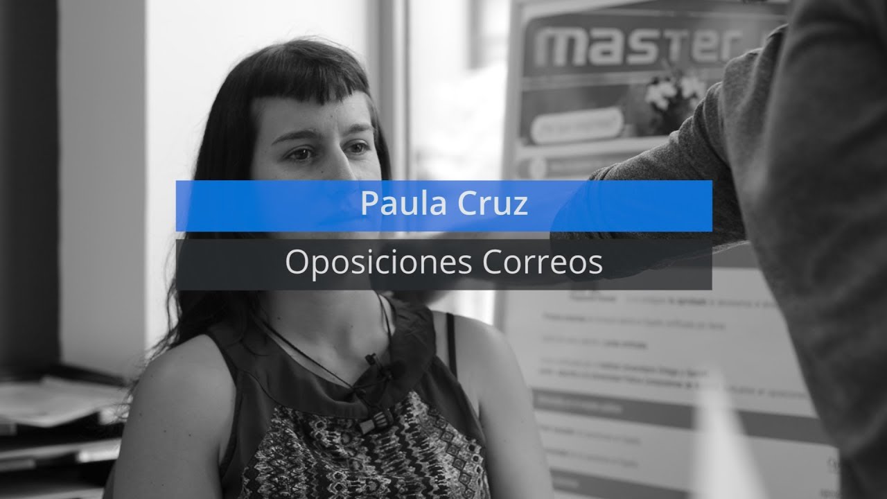 Paula trabaja en CORREOS tras aprobar las Oposiciones con MasterD