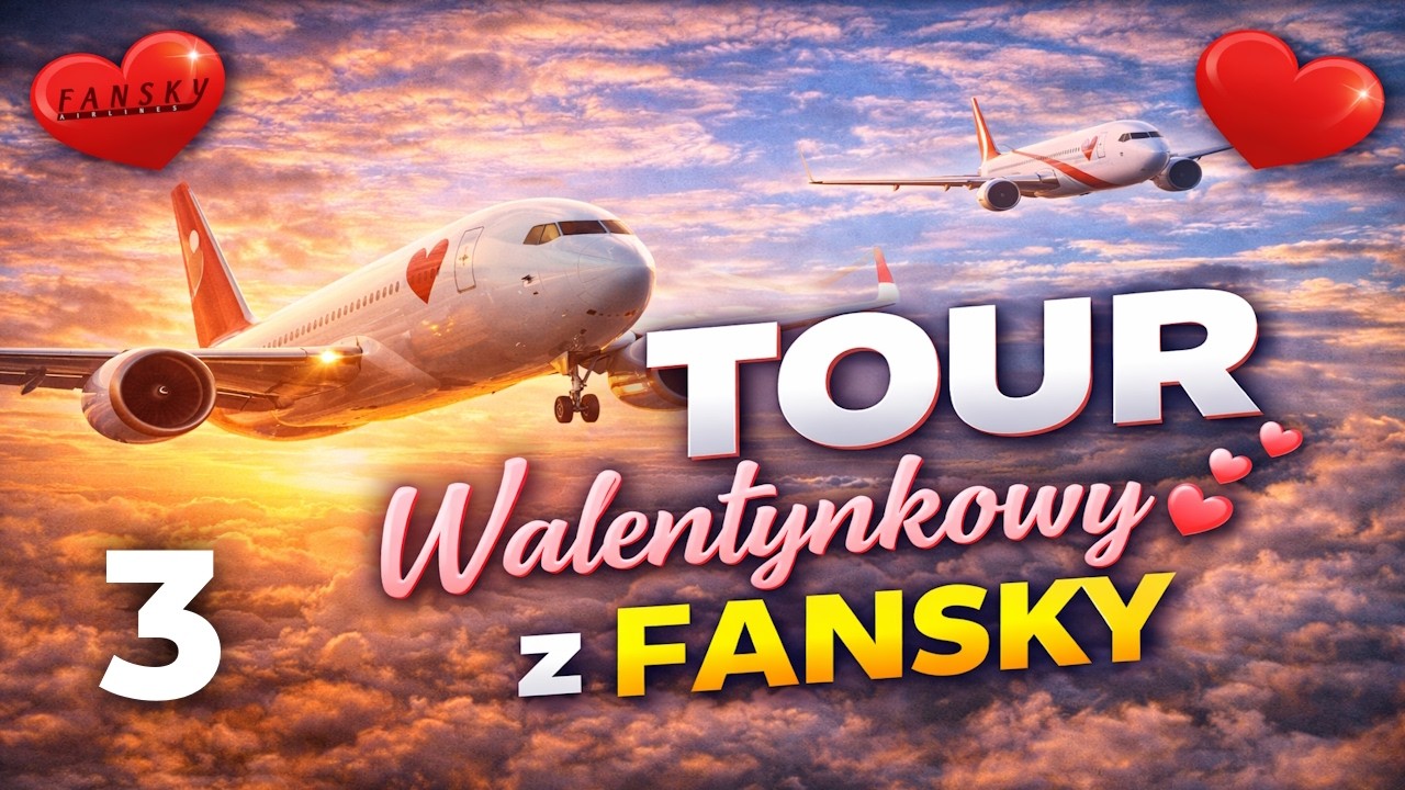 TOWAROWY❗BOEING 737-800 PMDG z TOUR WALENTYNKOWY I 3 I MSFS2024 z FanSKY