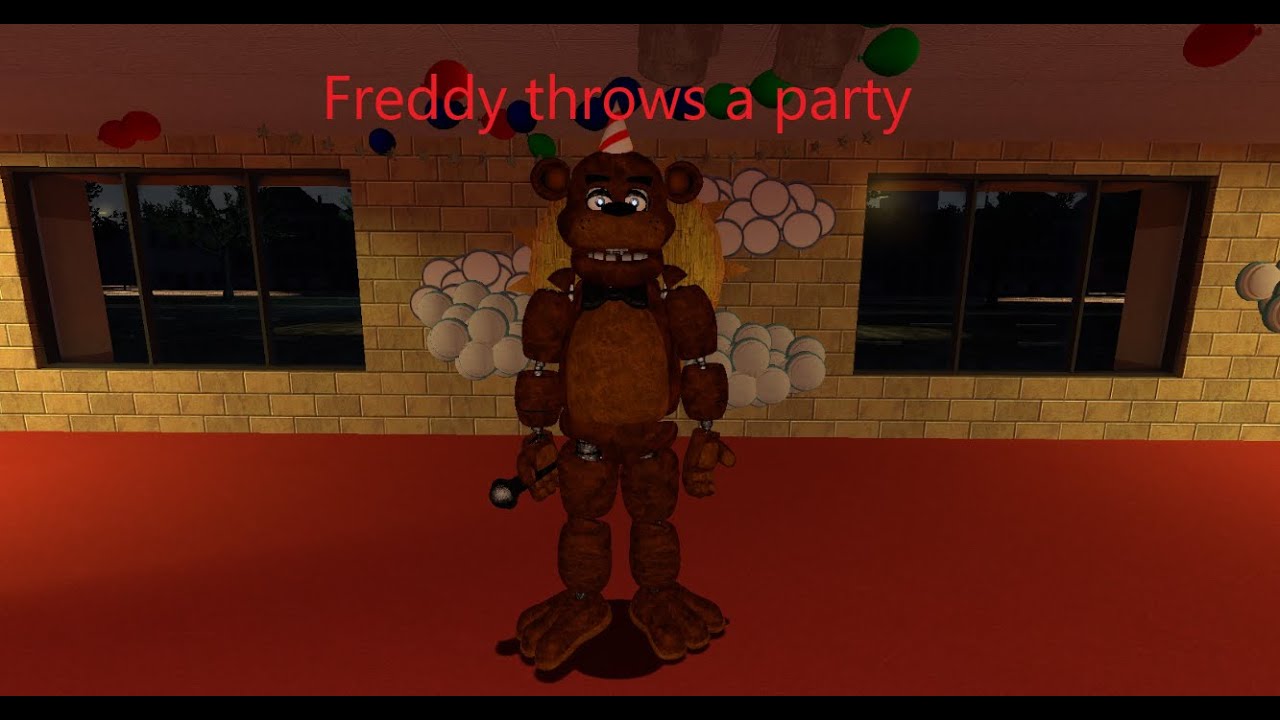 (GMOD FNAF) Freddy throws a party