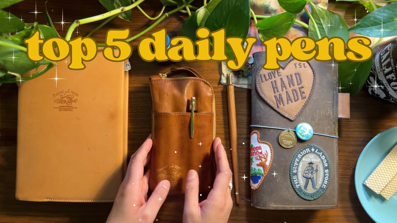 ✨ ✒️My top 5 fountain pens for Everyday use | my daily writers | Pilot, Platinum, Benu