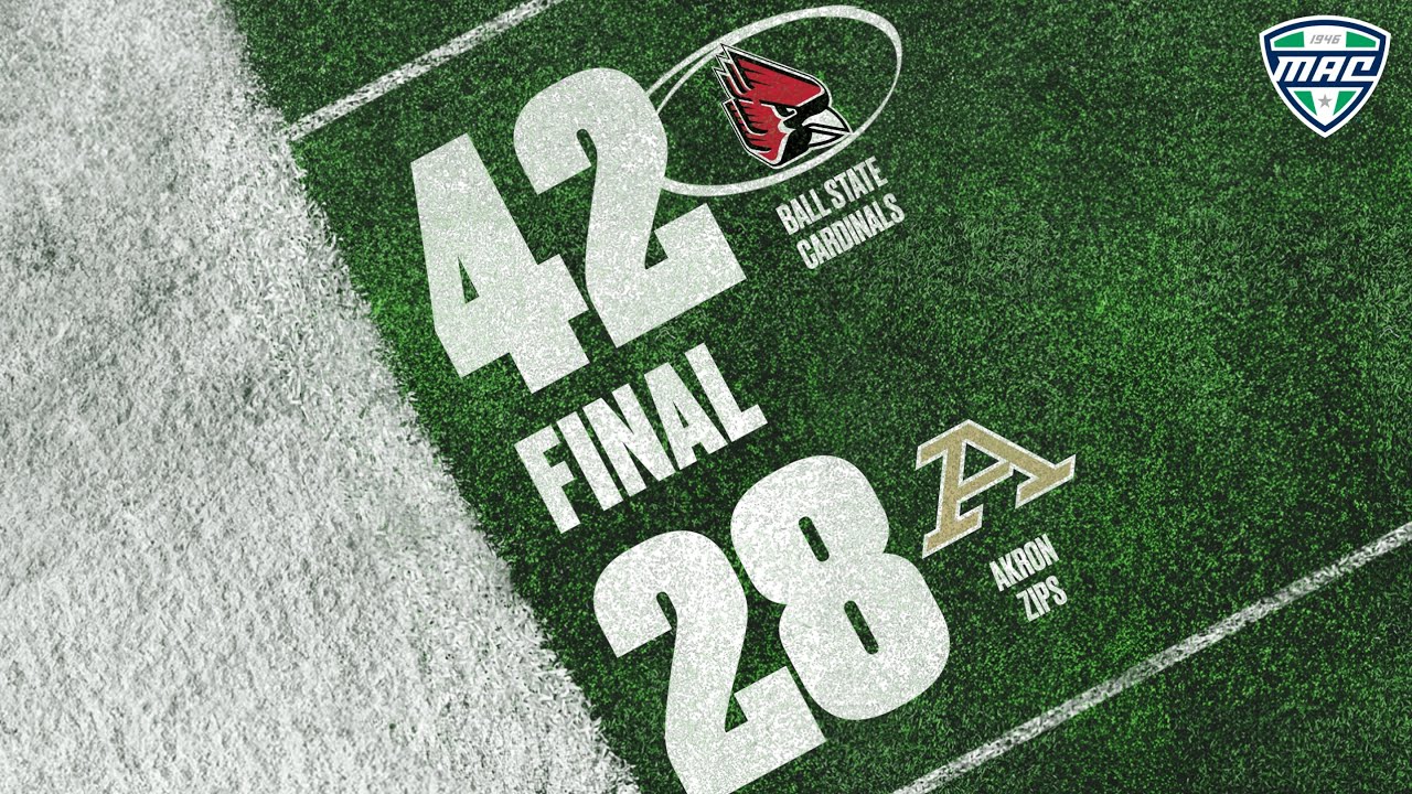 Ball State Highlights vs. Akron | 10.18.25