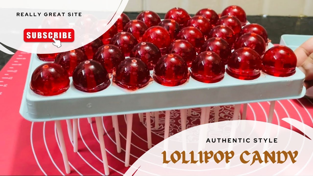 Lollipop Candy | Authentic Recipe | By CUT &lsquo;N&rsquo; COOK