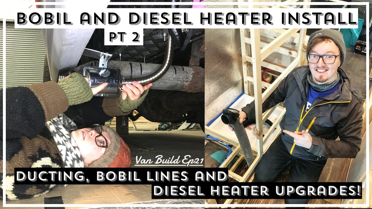 BOBIL HEATER AND CHINESE DIESEL HEATER INSTALL | Mercedes Vario Camper Conversion | Van Build Ep21