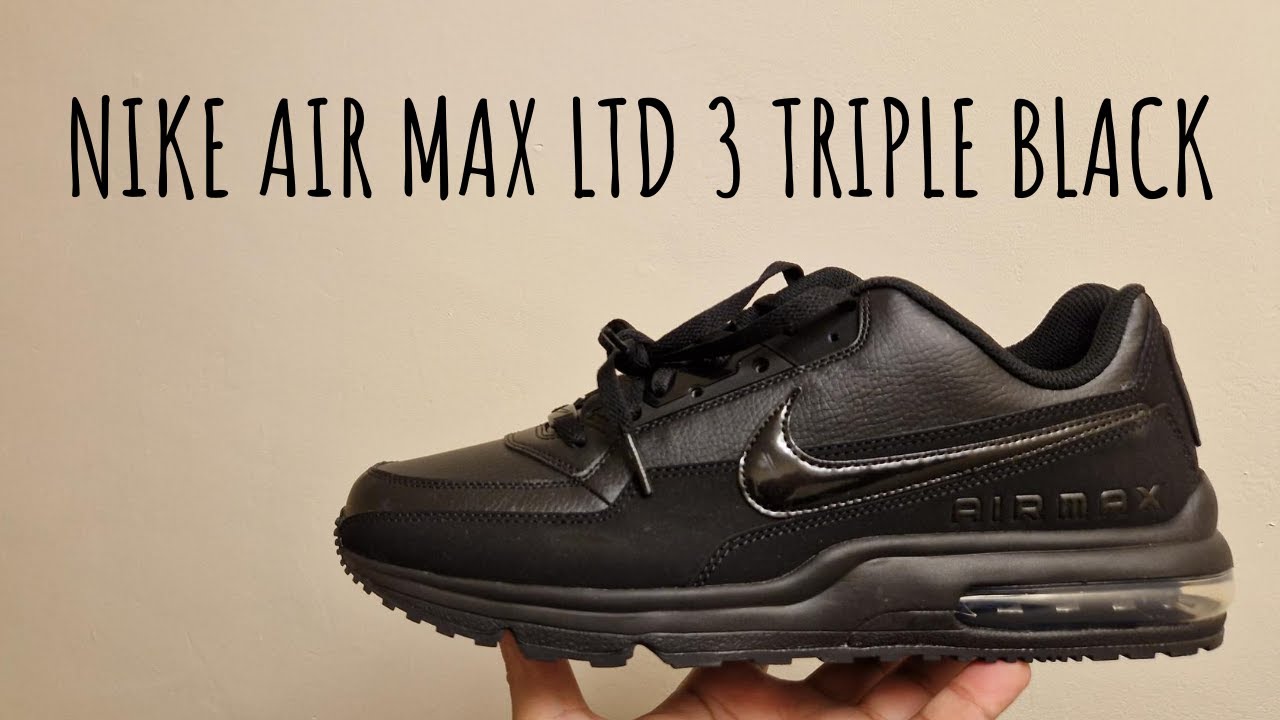 Распаковка и обзор кроссовок Nike Air Max LTD 3 Triple Black