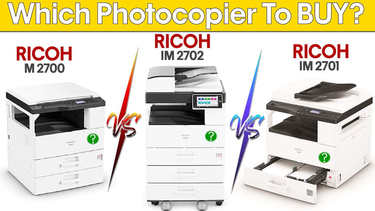 Ricoh M 2700 Vs Ricoh M 2701 Vs Ricoh IM 2702 Comparison Side By Side