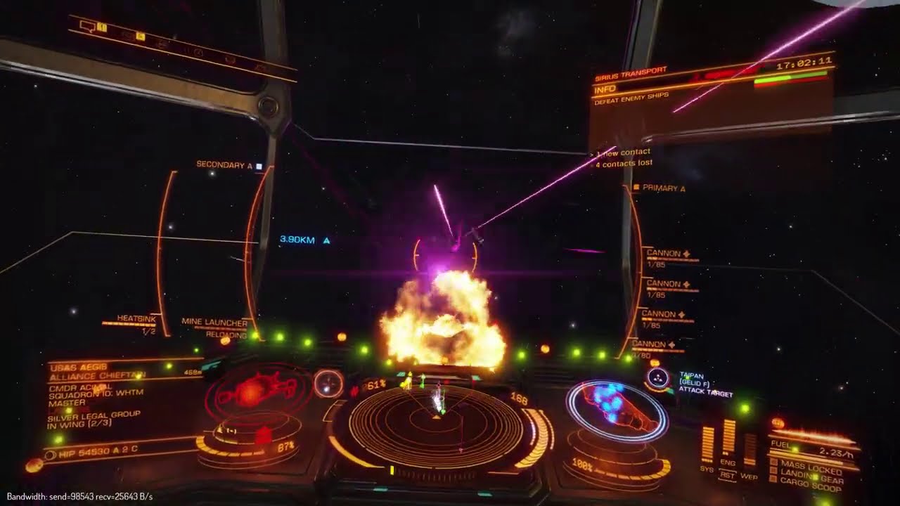 PvP Type 9 Heavy vs The Galaxy at HIP 54530 Community Goal (Elite Dangerous)